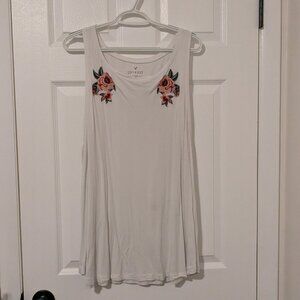 AEO soft & sexy swing style embroidered tank top size XXL
